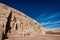 Abu Simbel Great Temple of Ramesses II near Abu Simbel Nubian Village near Lake Nasser and Aswan