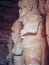 Abu Simbel rock-cut temple statues in the village of Abu Simbel, Egypt