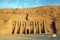Abu Simbel Smaller Queen\'s Temple (Temple of Hathor & Nefertari) [Near Lake Nasser, Egypt, Arab States, Africa].