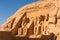 Abu Simbel temple in Aswan in Upper Egypt