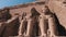 Abu Simbel Temple, Main Entrance and Statues