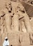 The Abu Simbel temples are two massive rock temples
