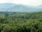 Abundance green tropical rain forest jungle mountains. Top view forest landscape in Thailand