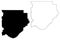 Acadia County, Louisiana U.S. county, United States of America, USA, U.S., US map vector illustration, scribble sketch Acadia