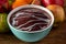 Acai (AÃ§ai), Brazilian Tradicional Fruit with Tropical Fruits on a Bowl on Wooden Table