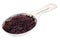 Acai berry powder on tablespoon