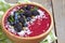 Acai bowl with berries