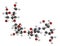 Acarbose diabetes drug molecule. Blocks carbohydrate digestion by inhibiting alpha-glucosidase enzymes.