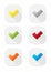 The accept icon buttons set
