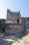 Access alley and the ruins from a old defense tower from Pompeii city