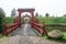 The access bridge to Bourtange, a Dutch fortified village in the