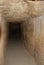 Access corridor to the sepulchral room, Dolmen de Viera, Antequera, Spain.