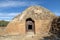 Access door to an old water mill located in the riverbed of the Rio Tinto, in the province of Huelva, Spain