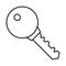 Access, key Vector icon which can easily modify