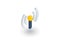 Access point, wi-fi signal, antenna isometric flat icon. 3d vector