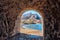 Access tunnel to the beautiful LA Aldea beach in Gran Canaria