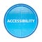 Accessibility floral blue round button