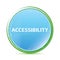 Accessibility natural aqua cyan blue round button