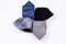 Accessories for men:ties. Real colorful ties on the white background. Set of men\\\'s stylish vintage clothing