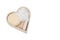 Accessories for sauna, isolated on white. hair comb, pumice stone, sponge for bathing.