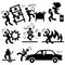 Accident Explosion Danger Risk Pictogram