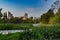 Acclimatization park in sao paulo brazil blue sky clouds white