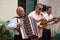 Accordion player in Havana Cuba