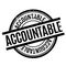 Accountable rubber stamp