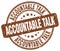 accountable talk brown stamp