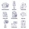 Accountant or Accounting Icon Set - money, accountant and figures images