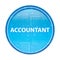 Accountant floral blue round button