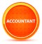 Accountant Natural Orange Round Button