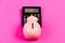 Accounting business. Piggy bank symbol money savings. Investments concept. Piggy bank pig and calculator. Taxes and