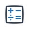 Accounting calculator icon