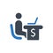 Accounting manager icon