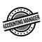 Accounting Manager rubber stamp