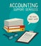 Accounting Support Services Concept