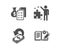 Accounting wealth, Strategy and Cashback icons. Engineering documentation sign. Vector