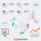 Accounting workflow icons. Human documents