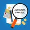 Accounts payable accounting term within the general ledger that represents a company obligation to pay debt to its