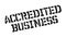 Accredited Business rubber stamp