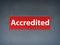 Accredited Red Banner Abstract Background