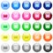 Accumulator icons in color glossy buttons