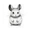 Accurate And Detailed Chinchilla Portrait Sketch - Childlike Illustrations