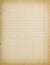 Accurate vintage lined paper empty background