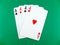 Ace card poker gambling