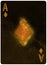 Ace of diamonds playing card Abstract Background