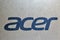 Acer logo closeup on cardboard box surface
