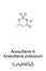 Acesulfame potassium, acesulfame K, Ace K, chemical formula