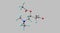 Acetyl-L-carnitine molecular structure isolated on grey